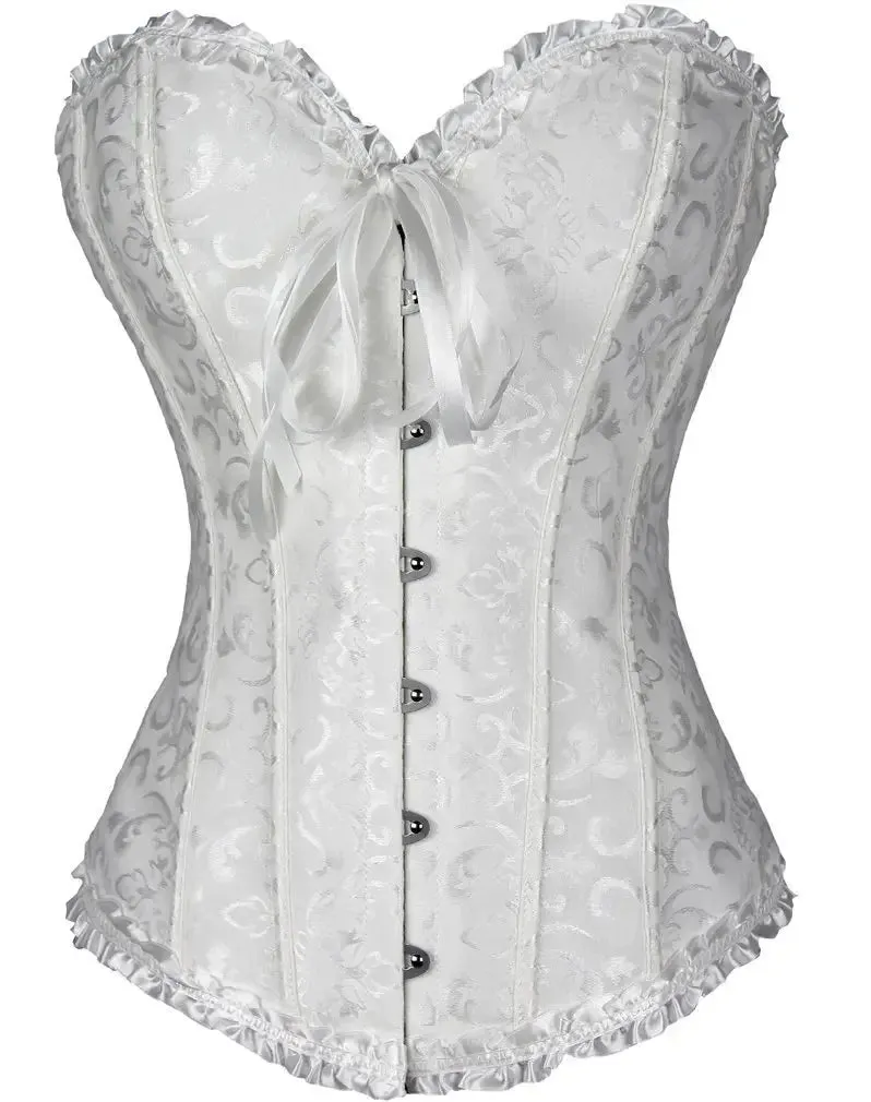 L Sexy Slimming Corsets Waist Trainer Body Shaper Fajas Gothic Corset Lace Up Boned Corselete Shapewear Women Clothes Plus Size