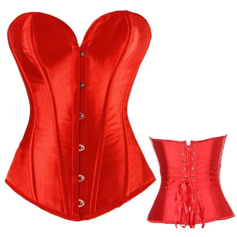L Sexy Slimming Corsets Waist Trainer Body Shaper Fajas Gothic Corset Lace Up Boned Corselete Shapewear Women Clothes Plus Size