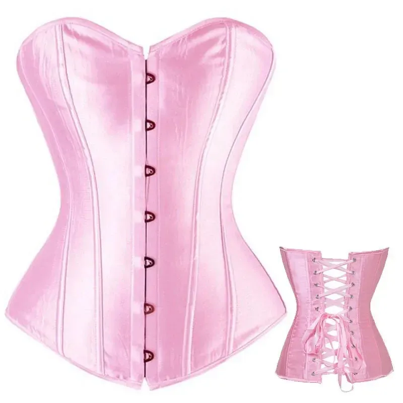 L Sexy Slimming Corsets Waist Trainer Body Shaper Fajas Gothic Corset Lace Up Boned Corselete Shapewear Women Clothes Plus Size