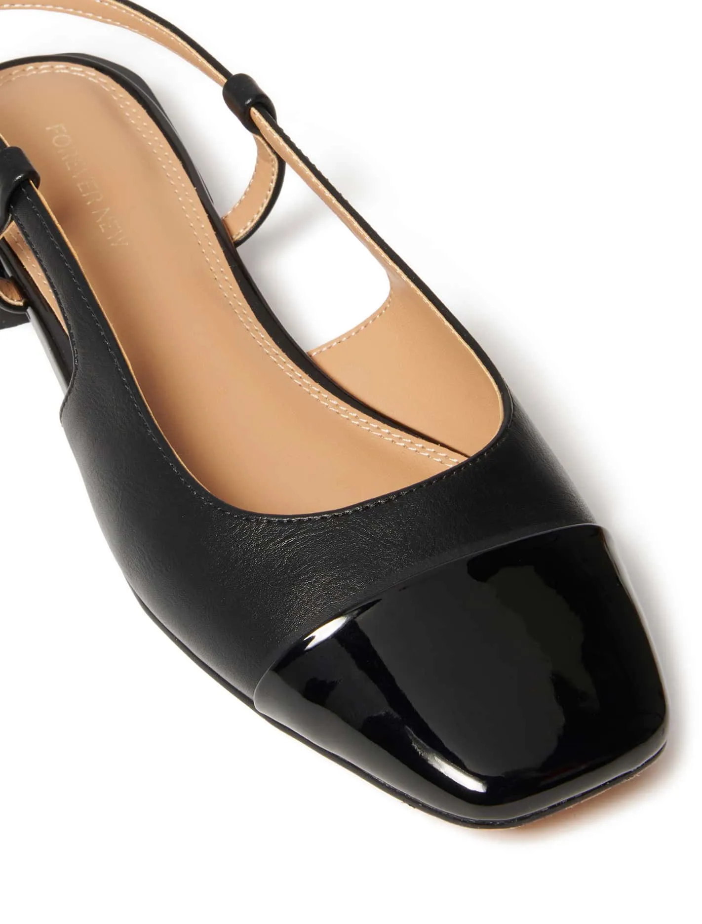 Lorelei Toe Cap Slingback Flat