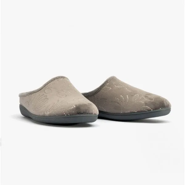 Lotus ELIZABETH Womens Slippers Grey