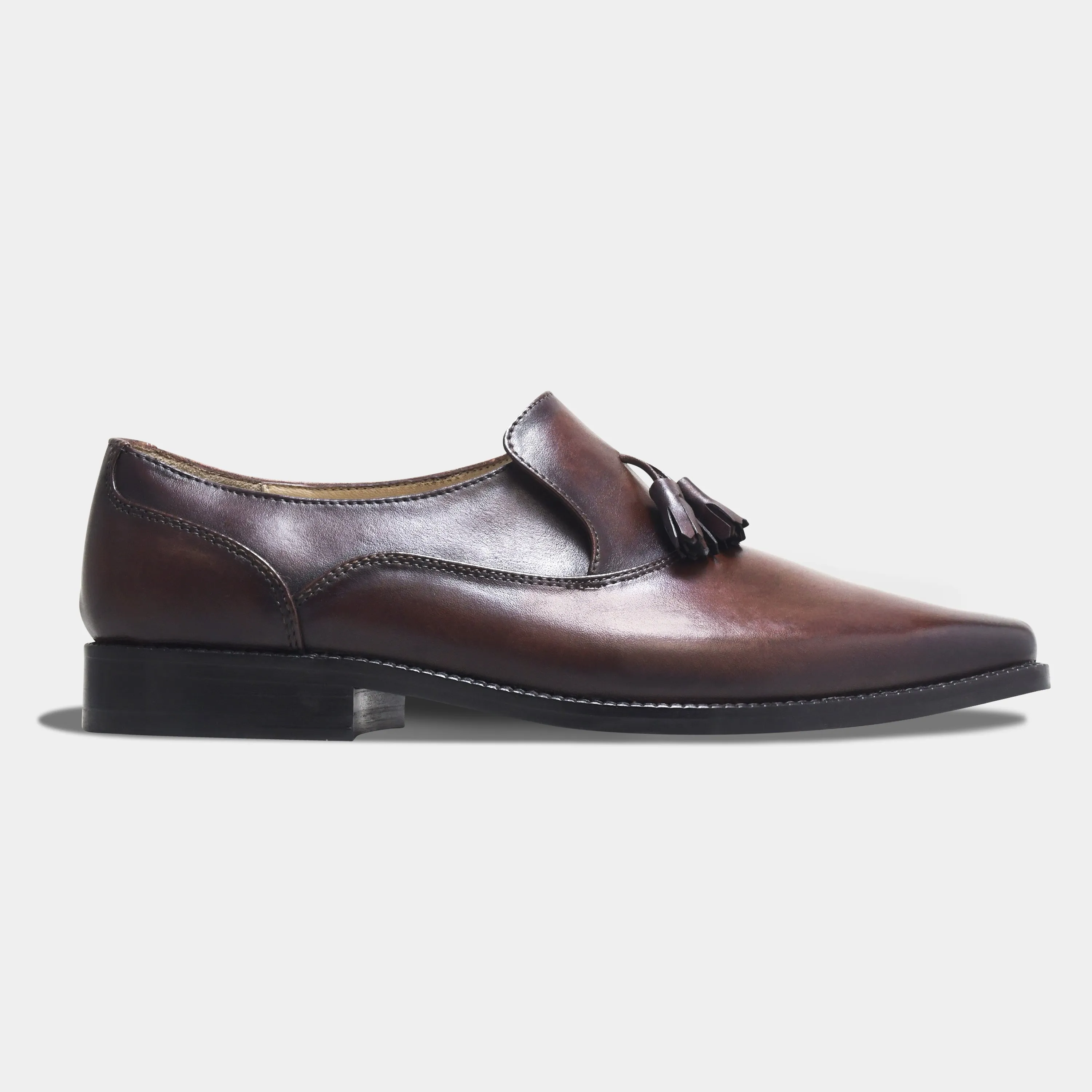 LUCAS TASSEL LOAFER | BROWN