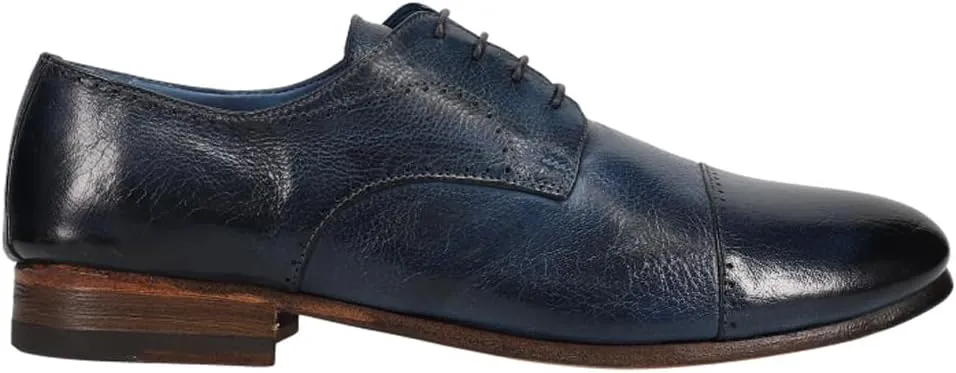 Lucchese Womens Franca Oxford Flats - Blue