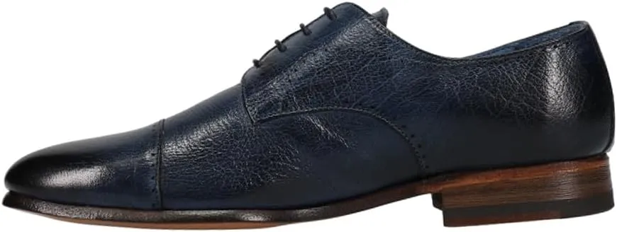 Lucchese Womens Franca Oxford Flats - Blue