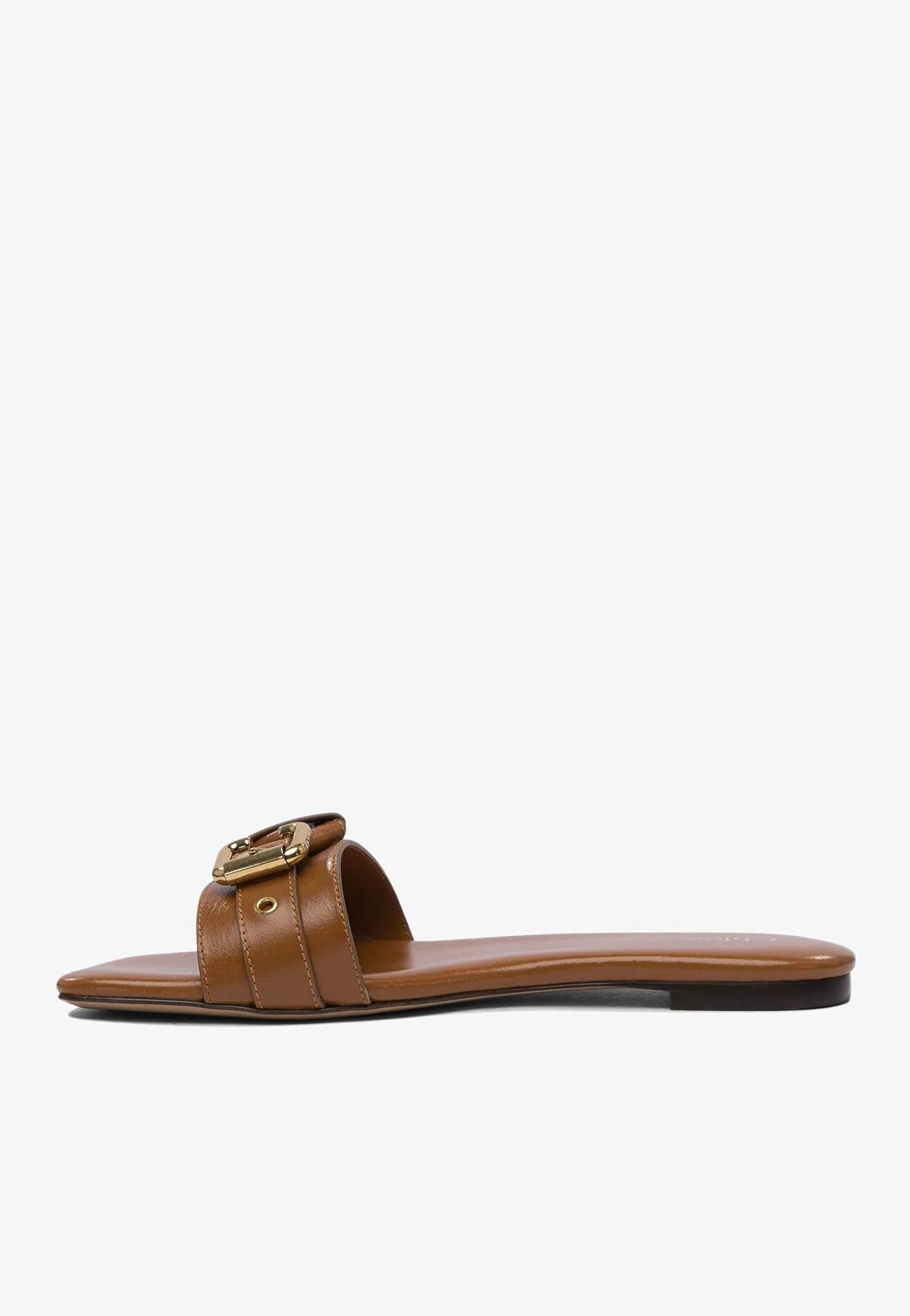Mae Leather Flat Sandals