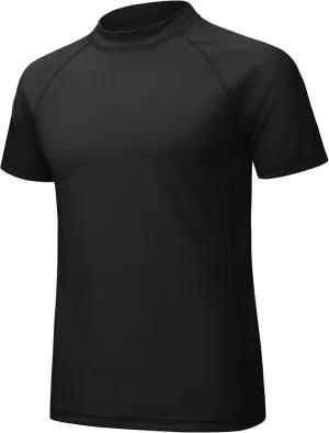 MAGCOMSEN Men's Rash Guard Swim Shirts UPF 50  Sun Protection Quick Dry Fishing Water Shirts