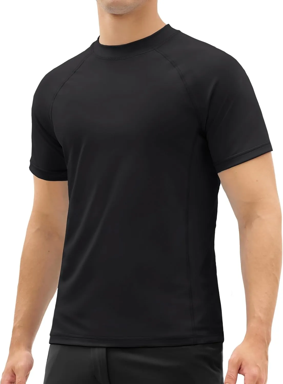 MAGCOMSEN Men's Rash Guard Swim Shirts UPF 50  Sun Protection Quick Dry Fishing Water Shirts