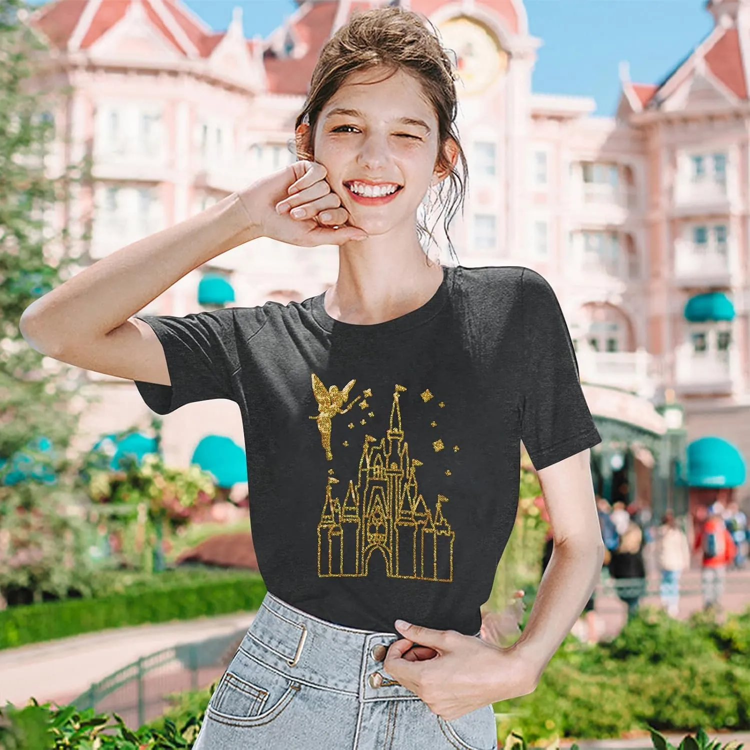 Magical Shirt for Women Magic Kingdom Tshirt Family Vacation Tee Castle Believe in The Magic Summer Trip Tops