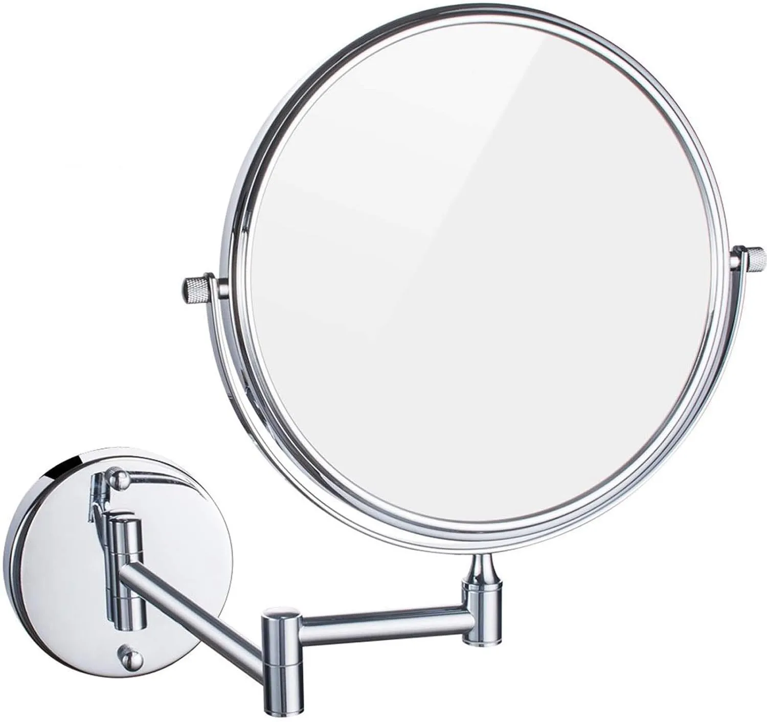 Makeup Mirror Wall Mounted Round Make Up Mirror 360 Rotation Bathroom Mirror for Makeup Shaving