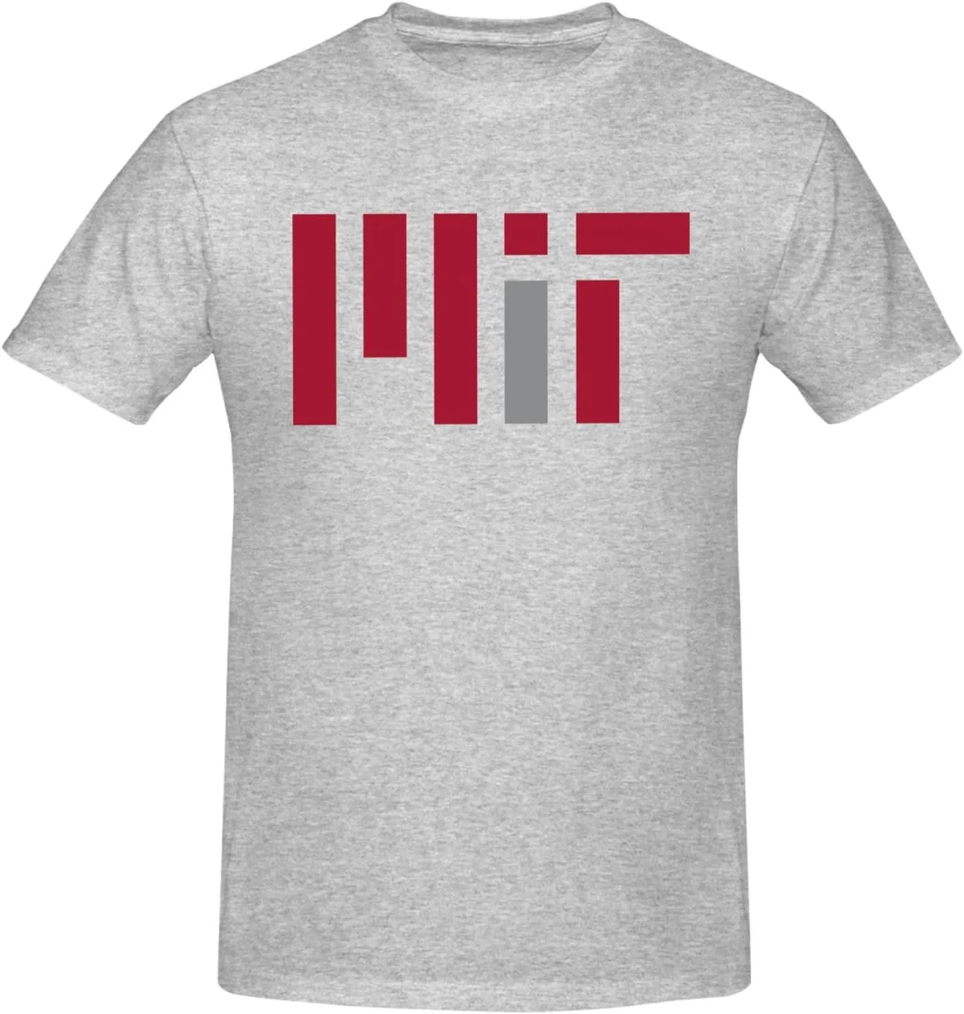 Massachusetts Institute of Technology Logo T-Shirt Men's Classic Basic Homecoming Basic Spring Short Sleeve Tops-