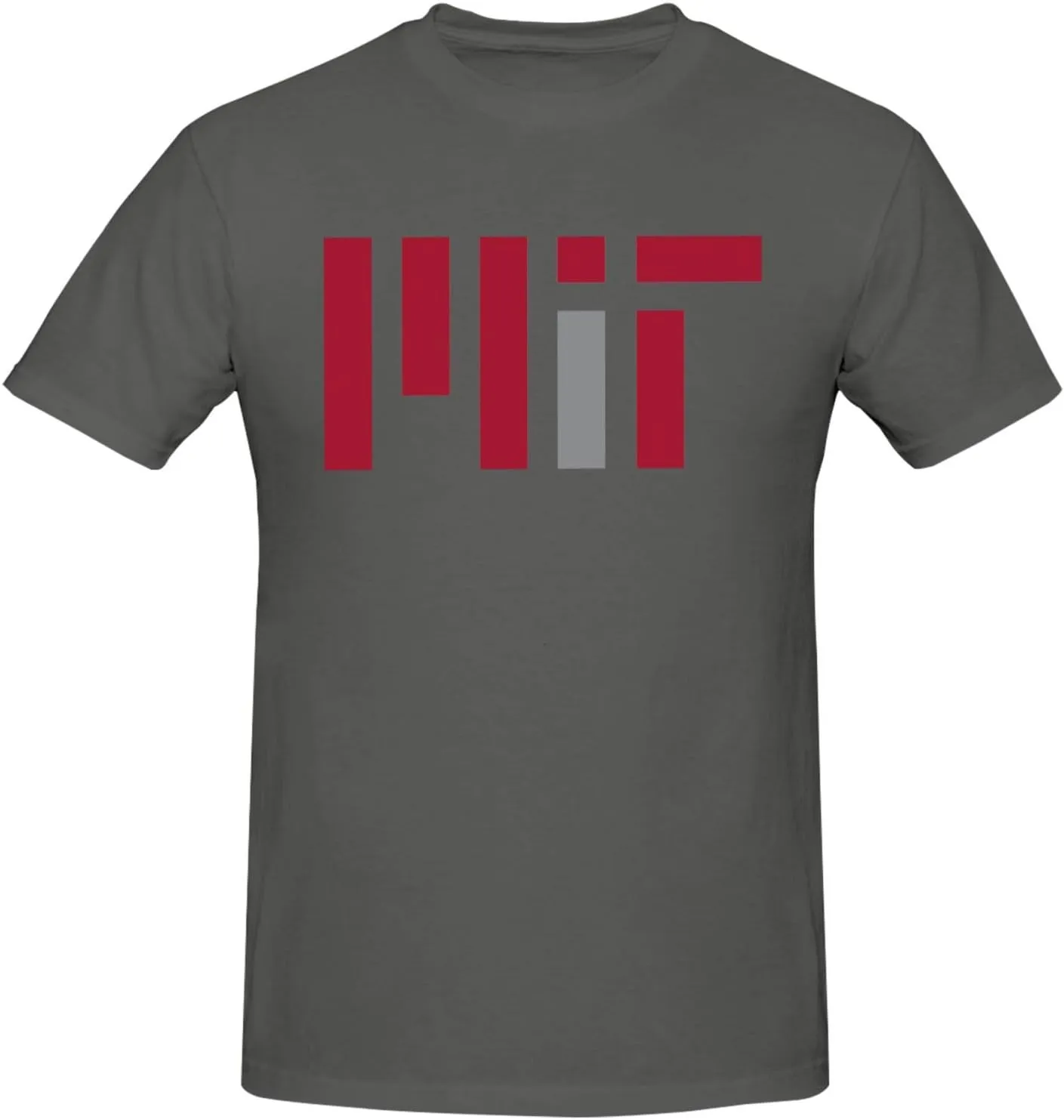 Massachusetts Institute of Technology Logo T-Shirt Men's Classic Basic Homecoming Basic Spring Short Sleeve Tops-