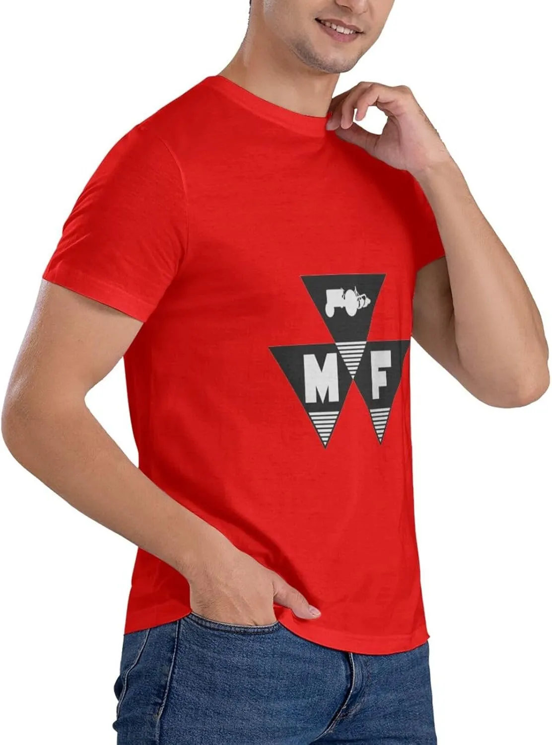 Massey Ferguson Cotton Trend Round Neck T-Shirt Men's T-Shirt
