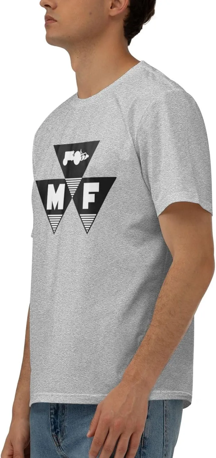 Massey Ferguson Men's 170g Combed Cotton Short Sleeve T-Shirt Black