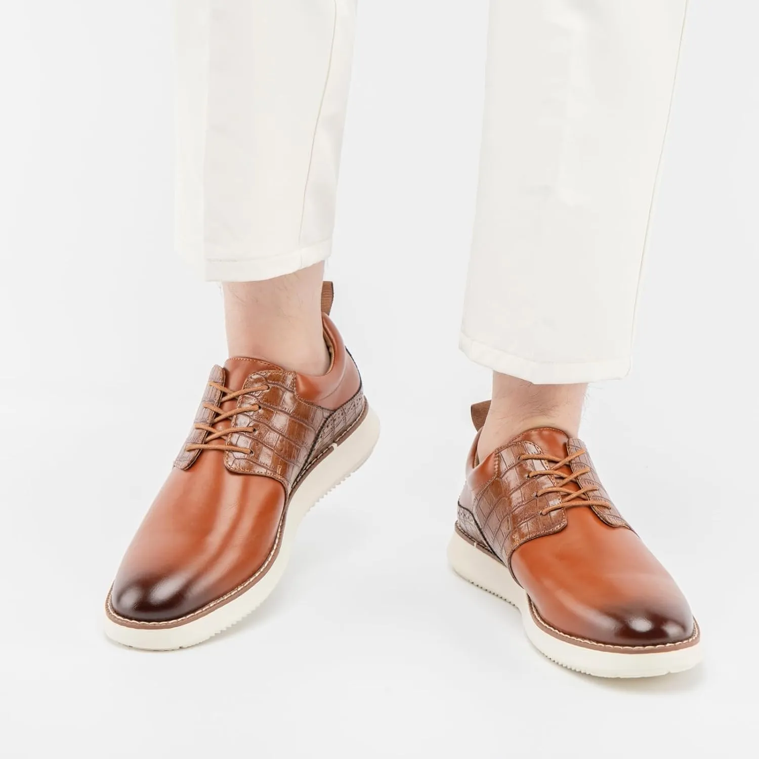 Meijiana Men's Oxford Shoes Dress Shoes Men's Lightweight lace-up Fashion Shoes