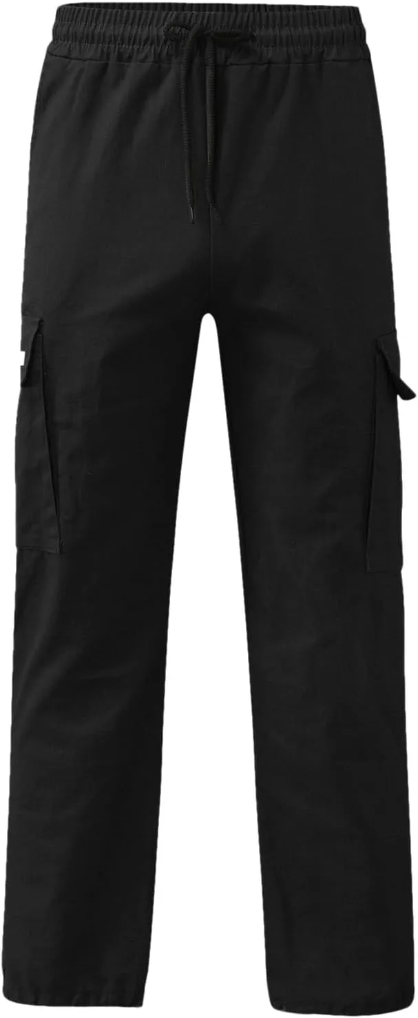 Men Pants Casual Fashion Jogger Active Wear Sweatpants Straight Leg Cargo Combat Pant