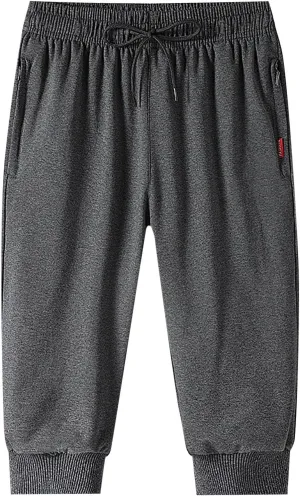 Men Pants Casual Plus Size Jogger Work Wear Sweatpants Loose Fit Elasticated Stretch Waist Cargo Pant