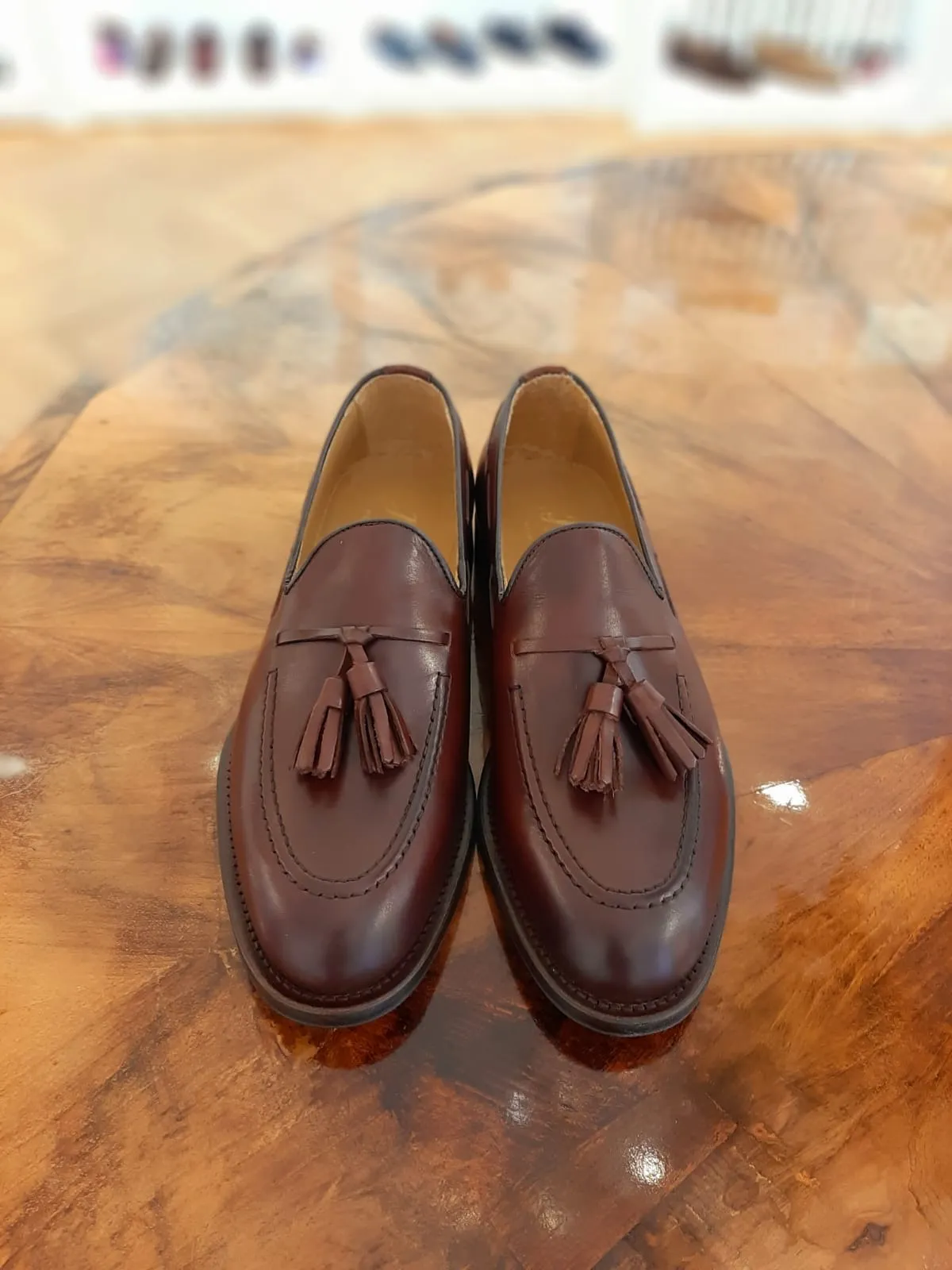 MEN Tasselloafer Bordo