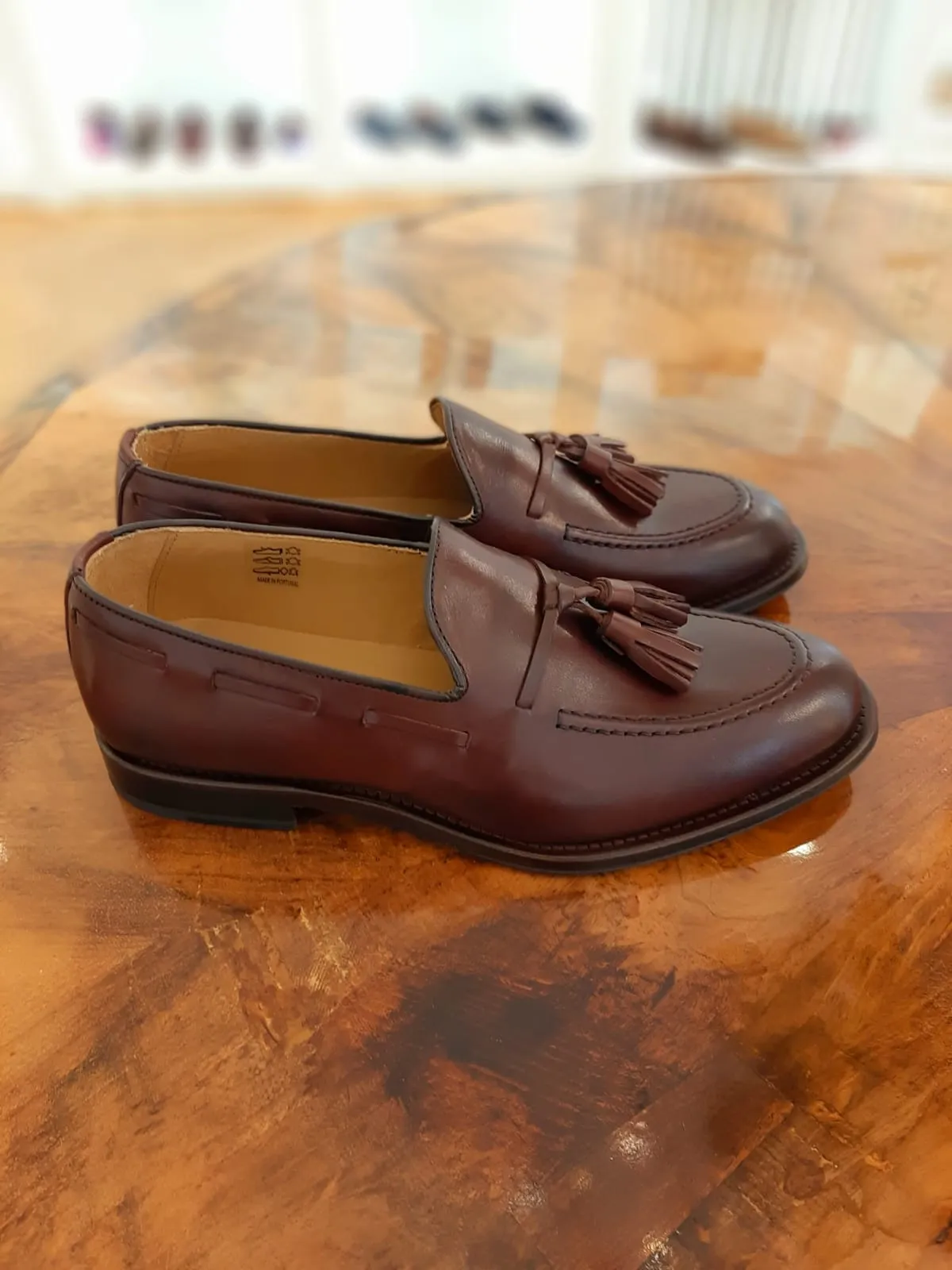 MEN Tasselloafer Bordo