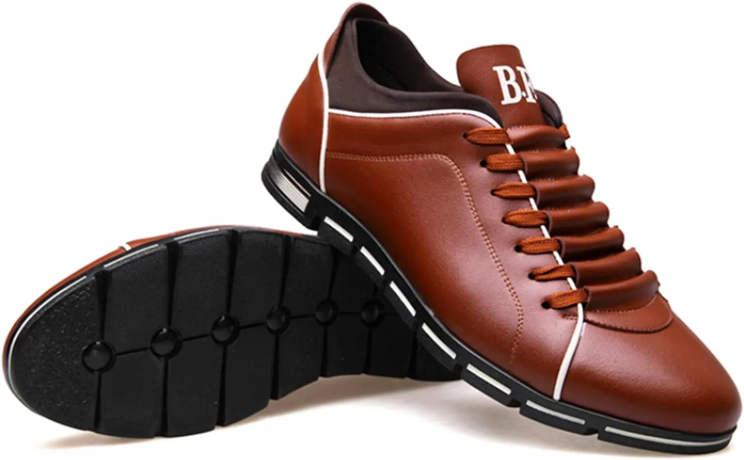 Mens Driving Shoes Fashion Walking Flat Sneakers Comfort Lace-up Business Casual Shoes Wedding Office Dress Shoes