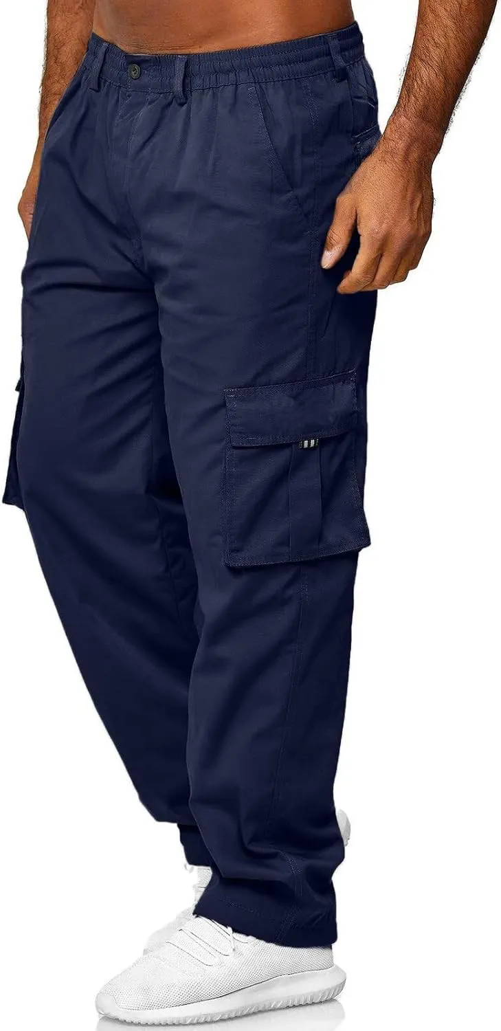 Men's Jogging Pants Casual Leisure Joggers Training Sweatpants Baggy Elasticated Lounge Pant
