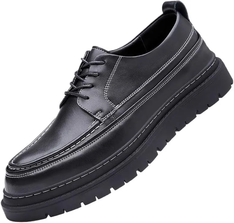Men's Lace-Up Wingtip Brogue Mens Formal Business Oxfords Shoes