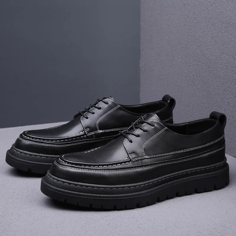 Men's Lace-Up Wingtip Brogue Mens Formal Business Oxfords Shoes
