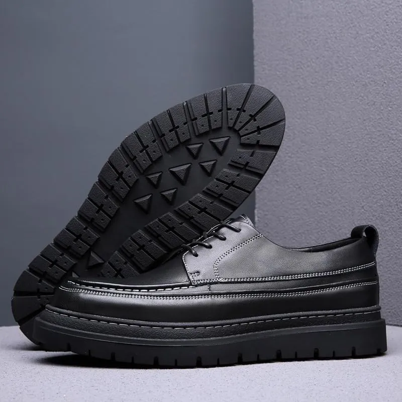 Men's Lace-Up Wingtip Brogue Mens Formal Business Oxfords Shoes
