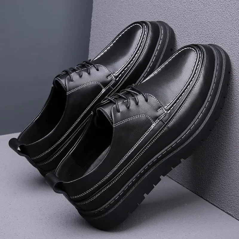 Men's Lace-Up Wingtip Brogue Mens Formal Business Oxfords Shoes