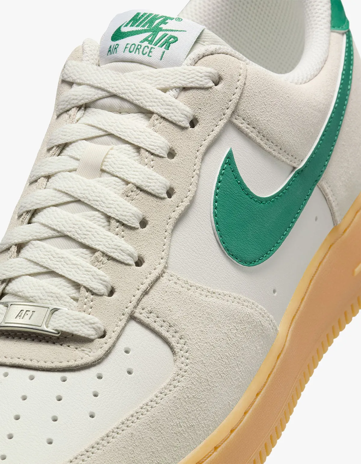 Mens Nike Air Force 1 07 LV8 - Phantom/Malachite/Gum Yellow
