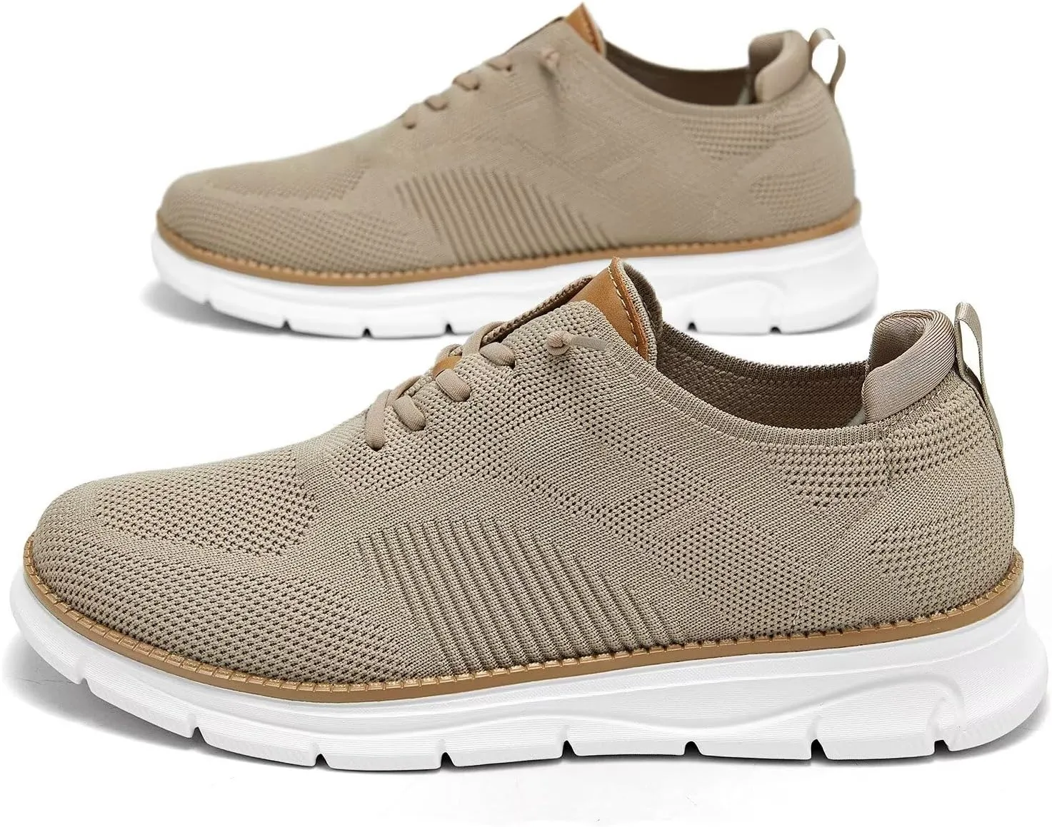 Mens Oxfords Lace-Up Lightweight Casual Walking Shoes Mesh Sneakers Dress Shoes Fashion Shoes