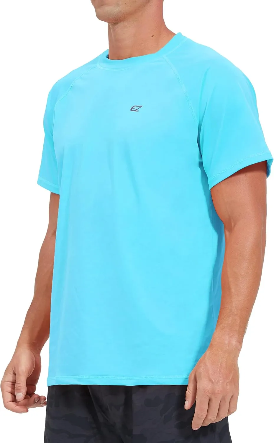 Men's Swim Shirts Rash Guard UPF 50  UV Sun Protection T-Shirt Quick Dry Fishing Beach T Shirts