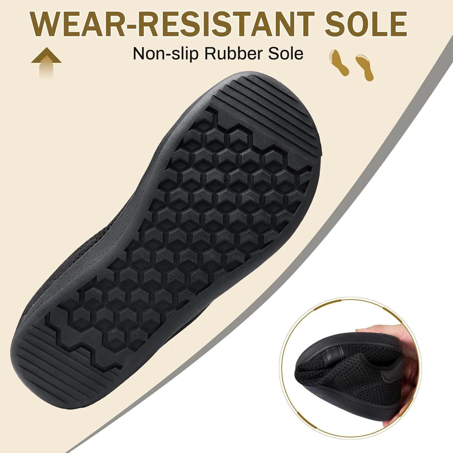 Men's Wide Walking Shoes Barefoot Sneakers Minimalist Running Shoes Zero Drop Sole Trainer Breathable Casual Athletic Shoe
