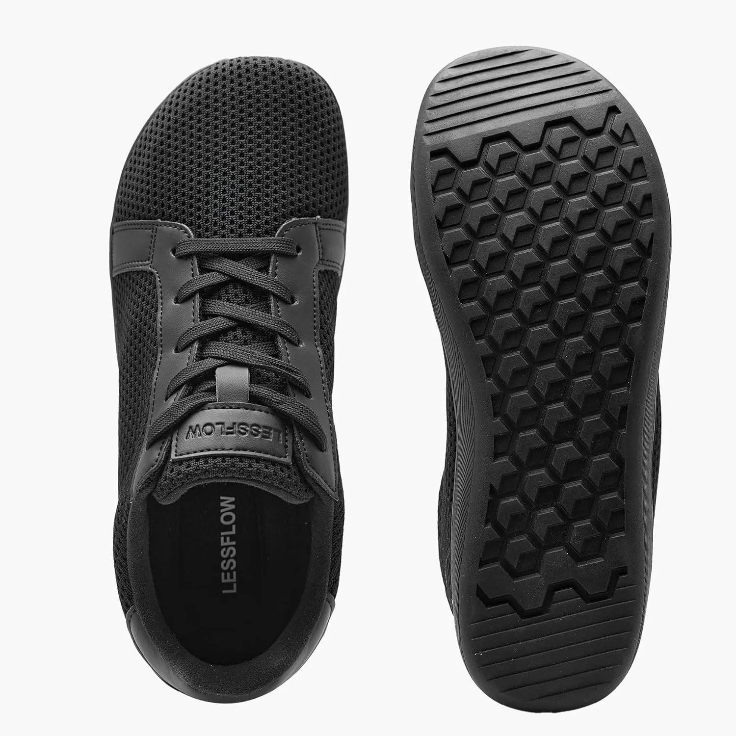 Men's Wide Walking Shoes Barefoot Sneakers Minimalist Running Shoes Zero Drop Sole Trainer Breathable Casual Athletic Shoe