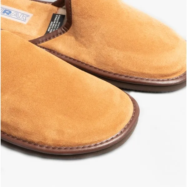 Mirak REG Mens Mule Slippers Beige