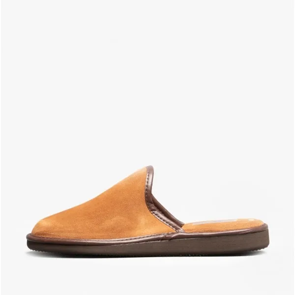 Mirak REG Mens Mule Slippers Beige