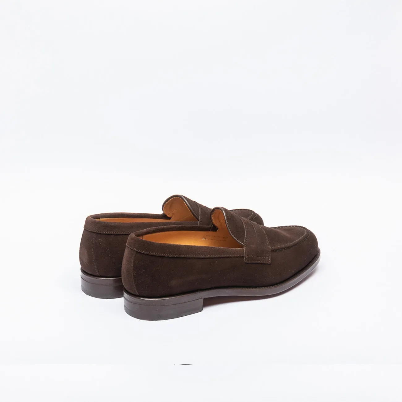 Mocassino penny Berwick 9628 in camoscio marrone
