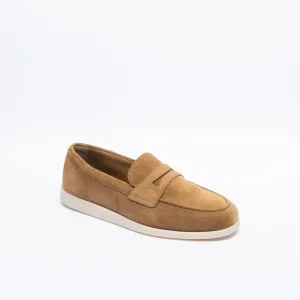 Mocassino penny Church's Portsmouth in camoscio beige
