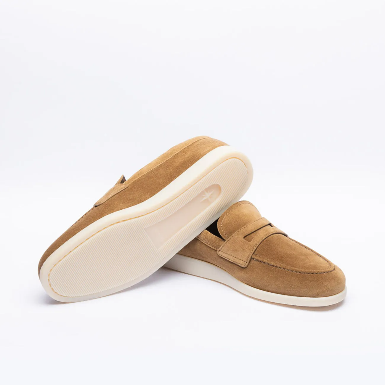 Mocassino penny Church's Portsmouth in camoscio beige