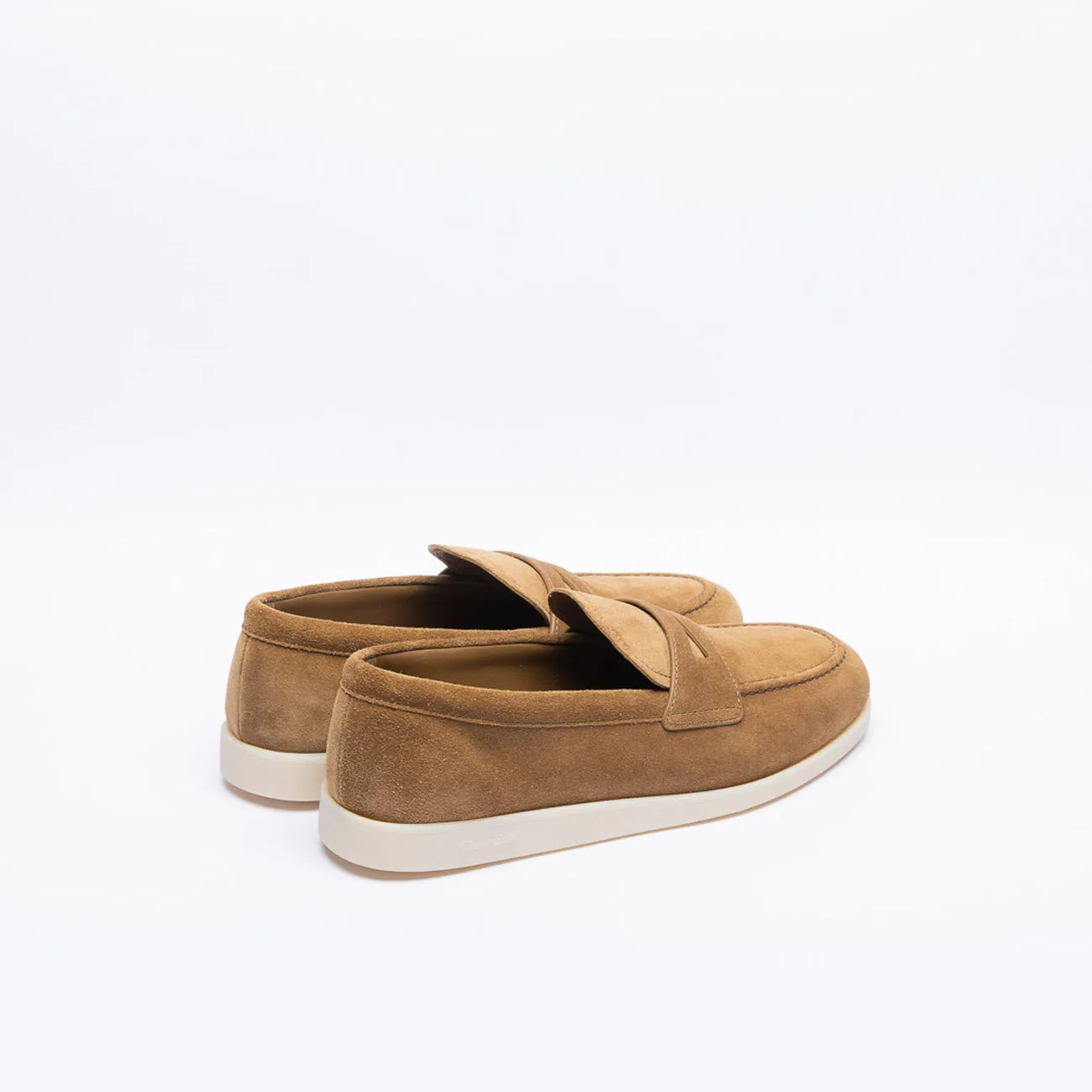 Mocassino penny Church's Portsmouth in camoscio beige