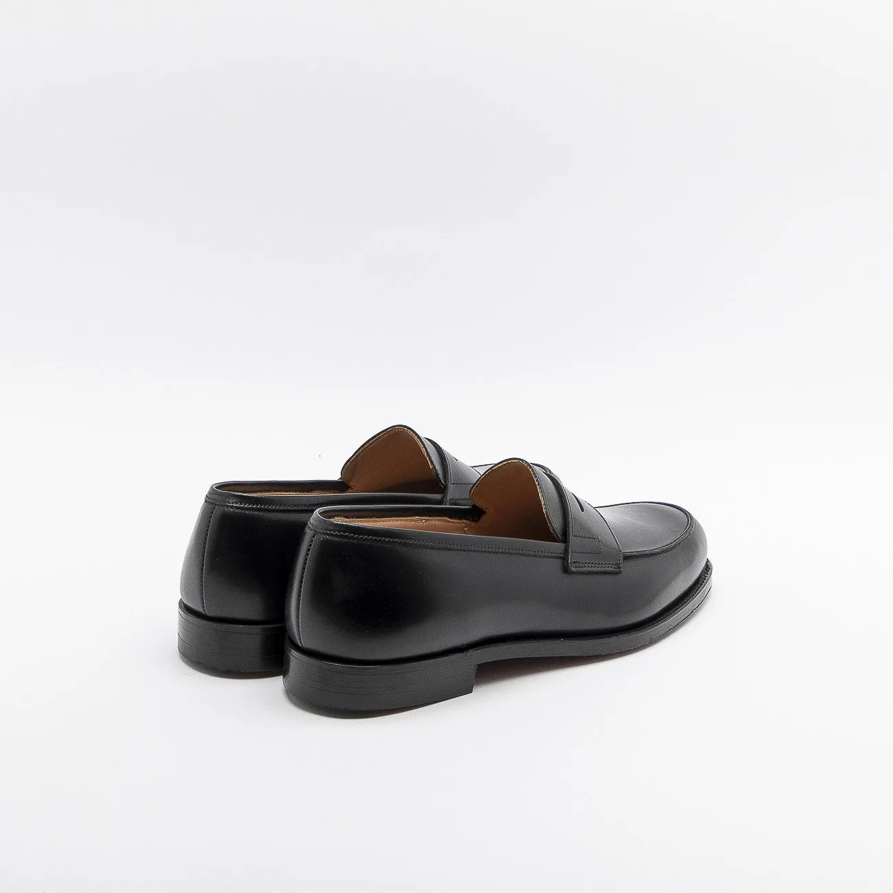 Mocassino penny Crockett & Jones Grantham 2 in pelle nera