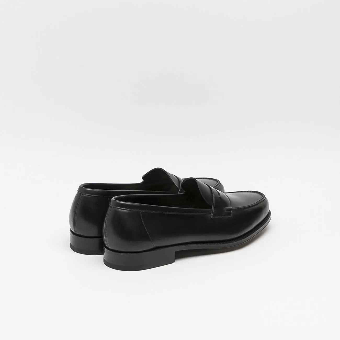 Mocassino penny Edward Green Duke in pelle nera