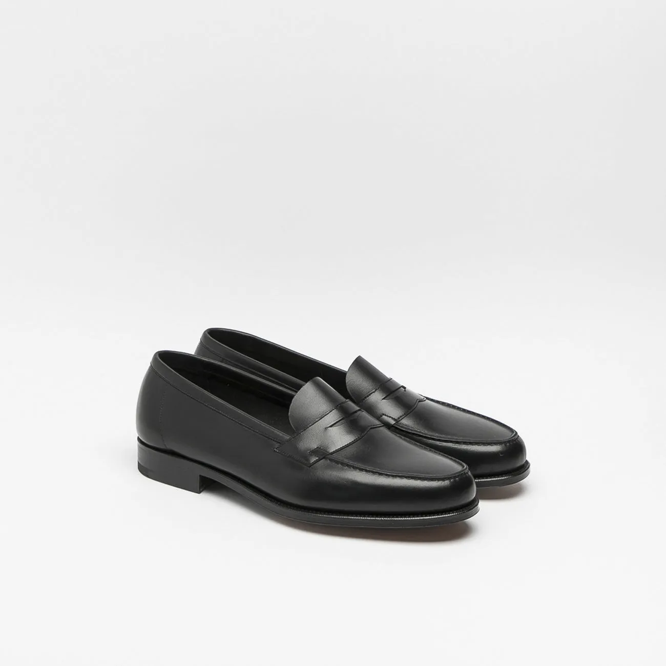 Mocassino penny Edward Green Duke in pelle nera