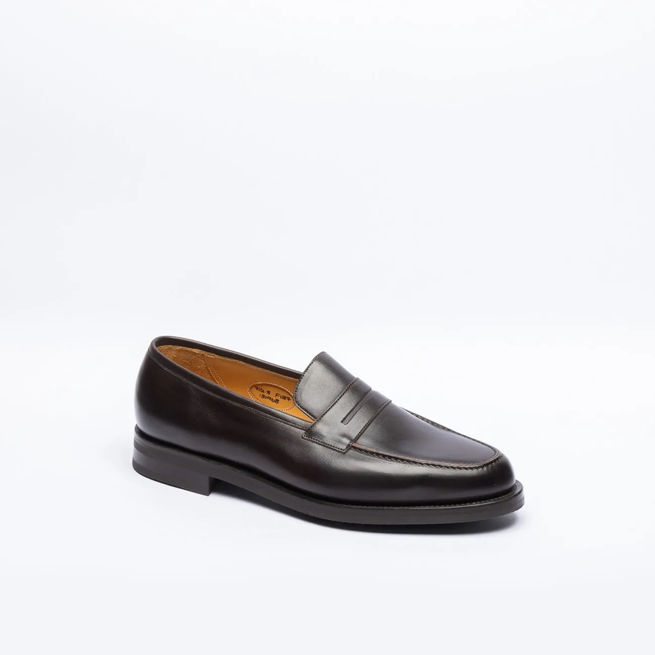 Mocassino penny Edward Green Earl in pelle marrone