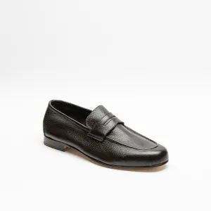 Mocassino penny Il Mocassino Tasca BL in pelle martellata marrone