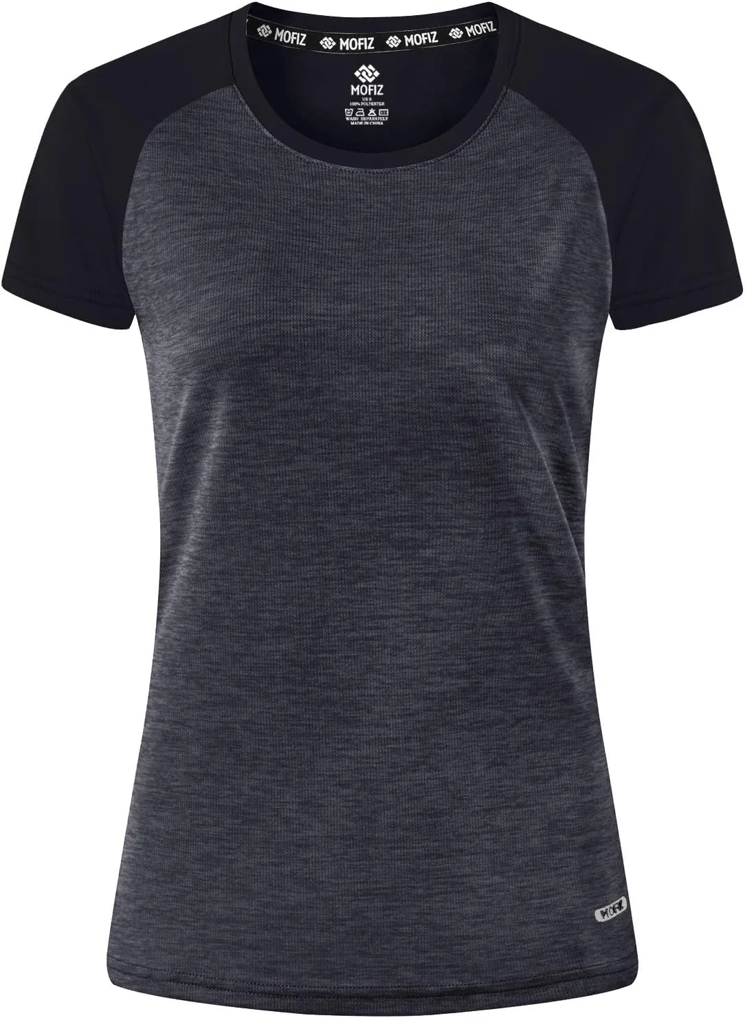 MoFiz Women's Short Sleeve UPF 50  Sun Protection Sports T-Shirt Quick Dry Running Workout Athletic Tee Top