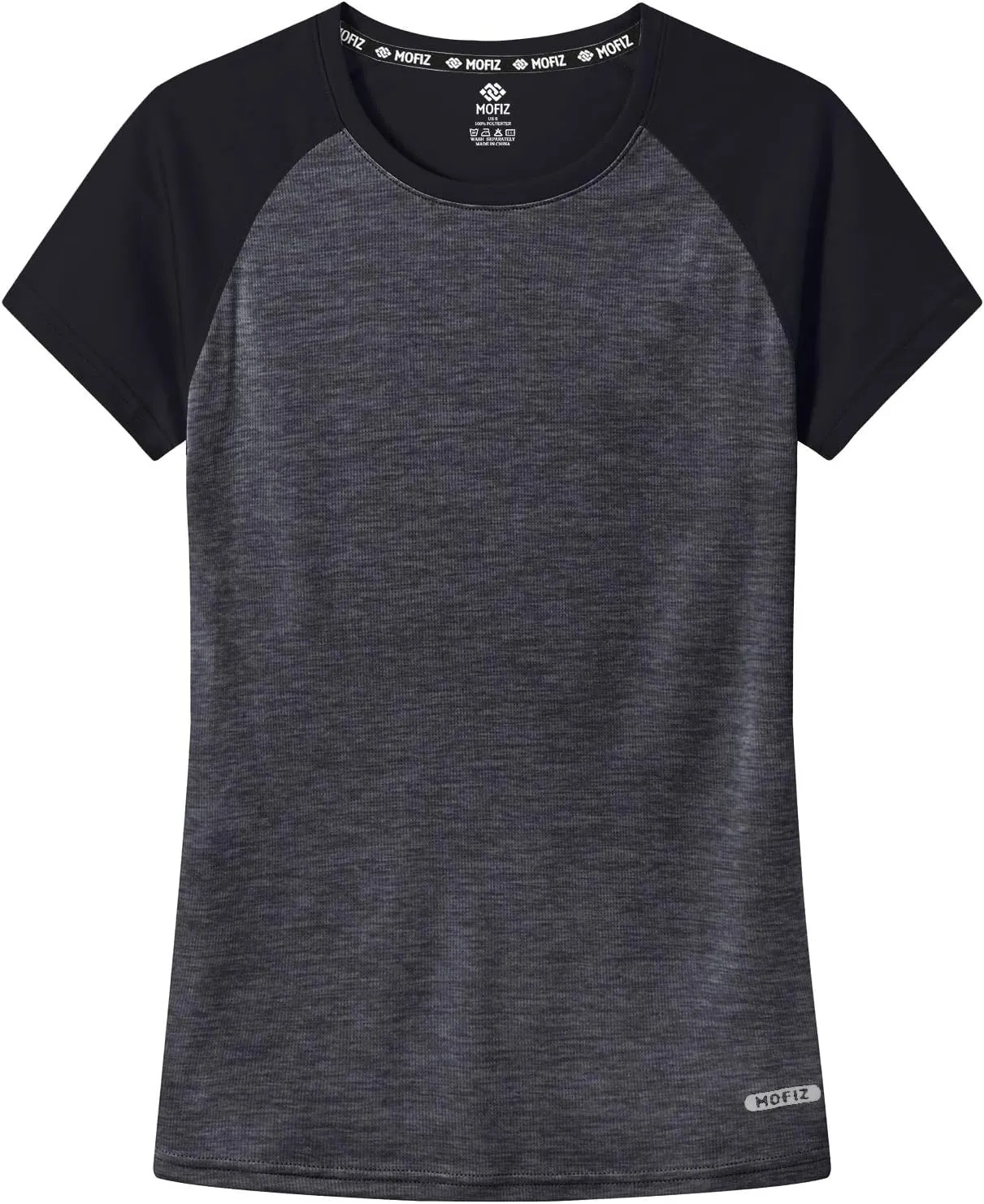 MoFiz Women's Short Sleeve UPF 50  Sun Protection Sports T-Shirt Quick Dry Running Workout Athletic Tee Top