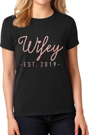 Mrs Mr Shirt Matching Just Married Newlywed Tee Custom Hubby Wifey His and Her Outfits