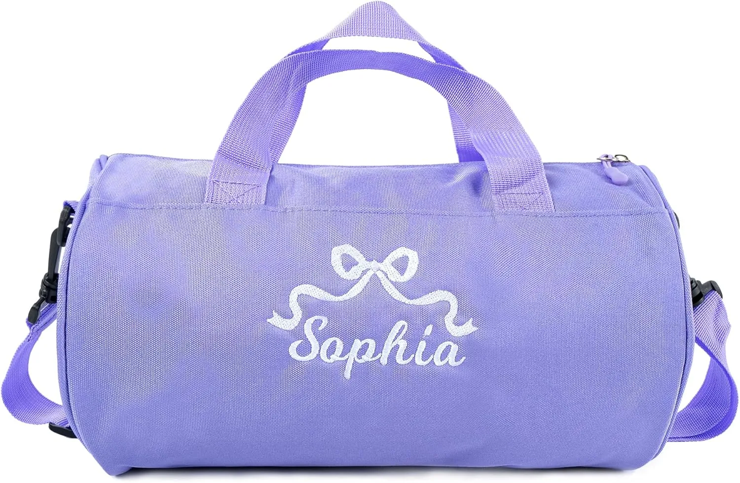 MT WORLD Toddler Dance Duffle for Girls - Personalized Kids Bag with Name, Waterproof Monogram Ballet Dancer Ballerina Bag for Child, Overnight Gift