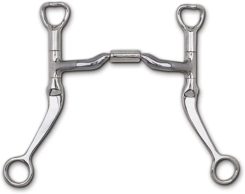 Myler Flat Shank Low Port Comfort Snaffle Bit MB 04 5"