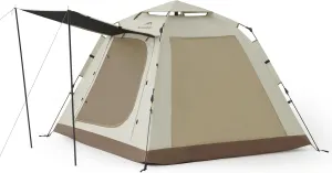 Naturehike Ango Camping Tent,3 Person 4 Person Instant Cabin Tent,Easy Setup Pop up Tents for Camping,3-4 People Family Camp Tent